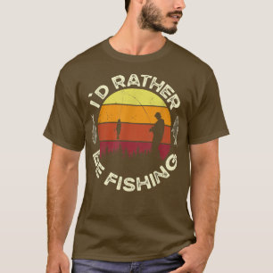Dad Fishing Epert Fishing Boat Fisherman Fisher T-Shirt