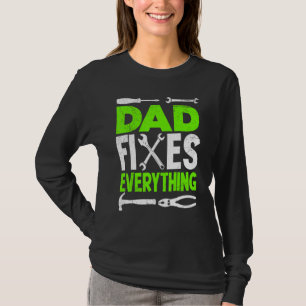 Dad Fixes Everything Hobbyist Screwdriver Father T-Shirt