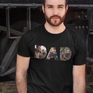 Dad From Dog Photo Template T-Shirt