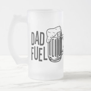 Dad Fuel Black Father's Day Beer Mug