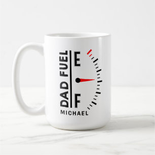 Dad Fuel Funny Father's Day Birthday Personalised Coffee Mug