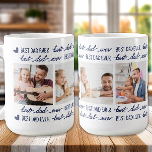 Dad Fun Blue Photo Coffee Mug