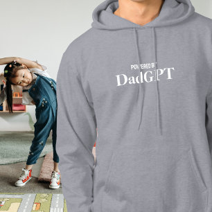 Dad Funny Birthday - Powered By DadGPT - Ai Joke Hoodie