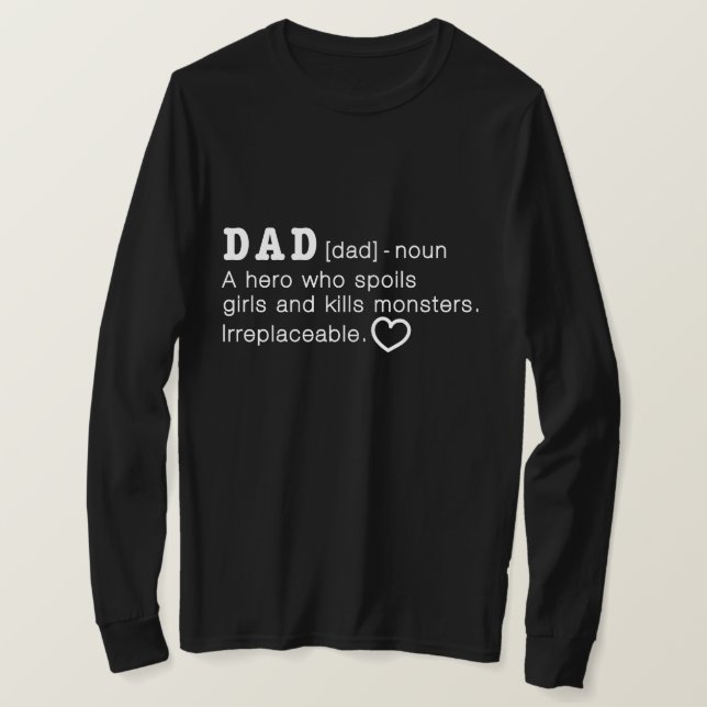 Dad Funny Definition Dad's  T-Shirt (Design Front)