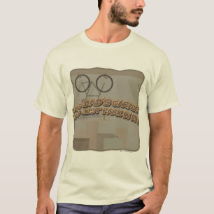 Dad Garage Illustrated Cartoon Slogan T-Shirt