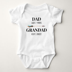 Dad Get Promoted to Grandad Baby Bodysuit