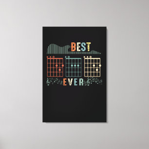 Dad Gift Best Dad Ever Gift Idea Canvas Print