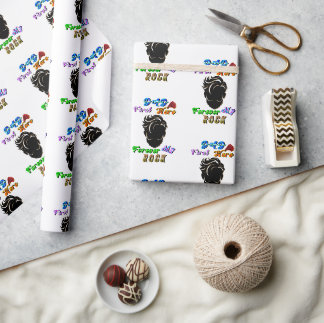 Dad Gift First Hero Forever My Rock Wrapping Paper
