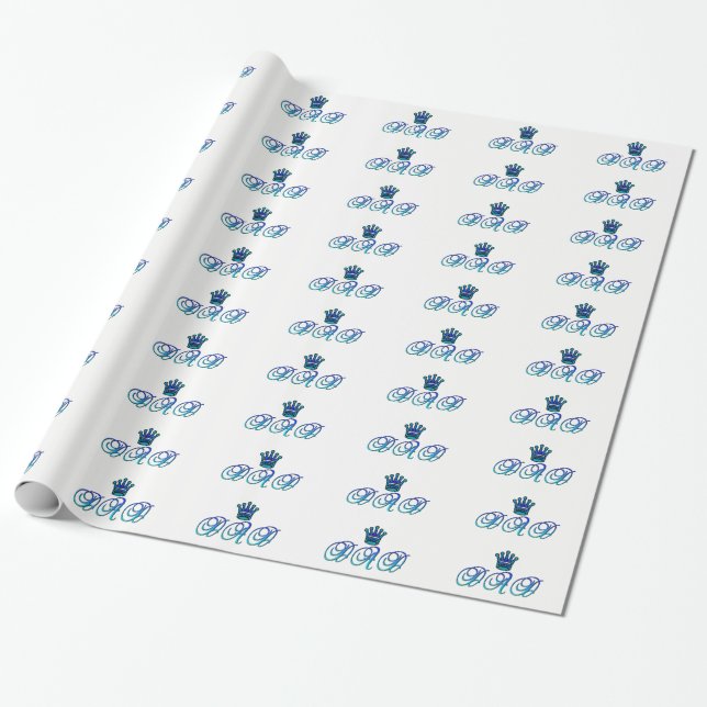 DAD Gift Wrap (Father's day - Birthday) (Unrolled)