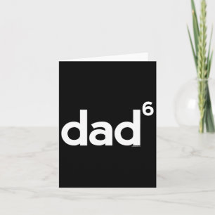 Dad Gifts For Dad Dad Of 6 Six Gift Fathers Day Ma Card