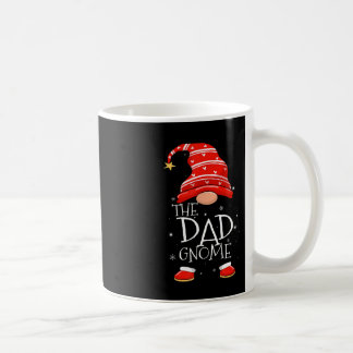 Dad Gnome Buffalo Plaid Matching Family Christmas  Coffee Mug