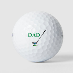 DAD - Golf Happy Fathers Day Birthday Cool Balls