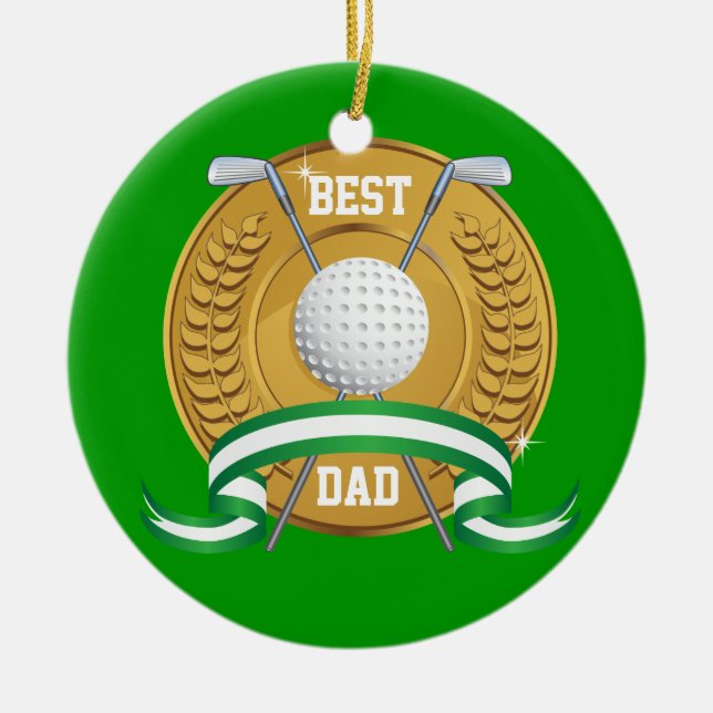 Dad Golf Ornament - SRF (Front)