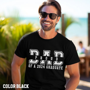 Dad Graduation-Proud Dad of a 2024 Graduate Shirt
