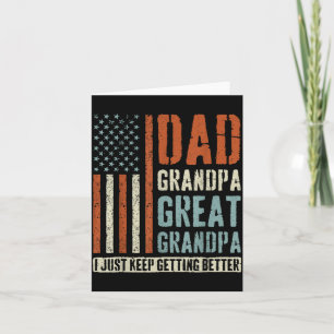 Dad Grandpa Great Grandpa Card