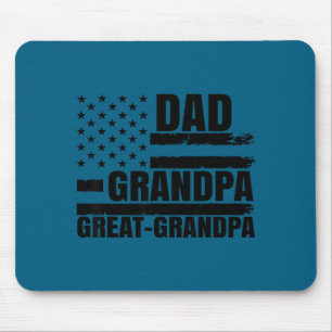 Dad Grandpa Great Grandpa Usa Design Mouse Mat