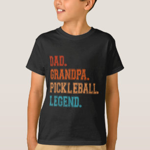 Dad grandpa pickleball legend player funny pickle T-Shirt