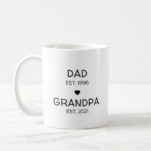 Dad Grandpa Pregnancy Announcement Baby Reveal Coffee Mug