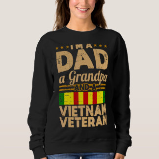Dad Grandpa Vietnam Veteran Vintage Father's Day Sweatshirt