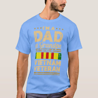 Dad Grandpa Vietnam Veteran Vintage Mens Gift T-Shirt