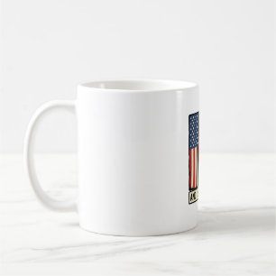 Dad Grandpa Vintage Patriotic Family Shirt Design_ Coffee Mug