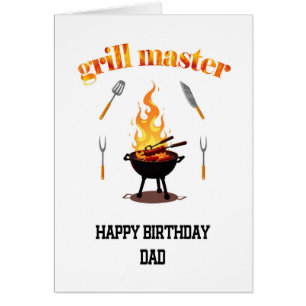 Dad Grill Master Birthday 