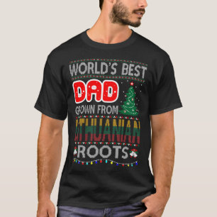 Dad Grown Lithuanian Roots Christmas Ugly Sweater