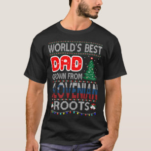 Dad Grown Slovenian Roots Christmas Ugly Sweater