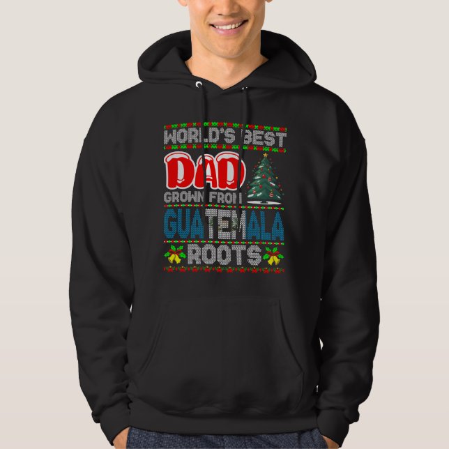 Dad Guatemala Christmas Gift Idea Ugly Sweater (Front)