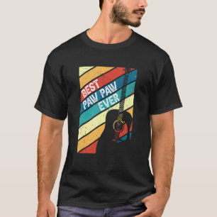 Dad Guitarist Guitar Player Musician Retro Best Pa T-Shirt