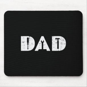Dad Handy Tools Funny Fathers Day Mechanic Daddy P Mouse Mat