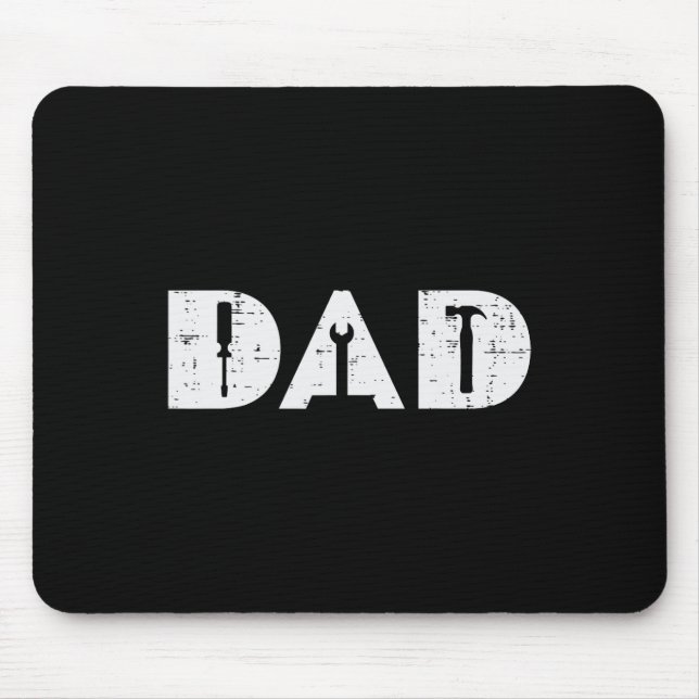 Dad Handy Tools Funny Fathers Day Mechanic Daddy P Mouse Mat (Front)