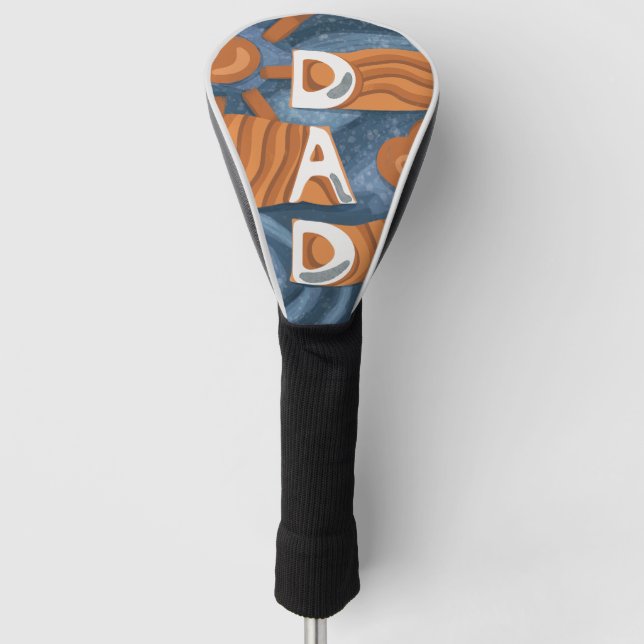Dad - Happy Father’s Day Golf Head Cover (Front)