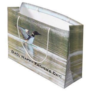 Dad Happy Fathers Day Large Gift Bag