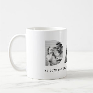DAD Happy Fathers Day Photo Coffee Mug