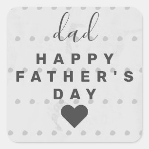 Dad Happy Father's Day ♥️ Square Sticker