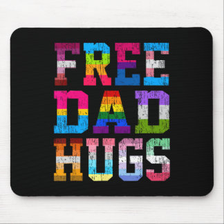 Dad Hugs For Pride Month Lgbt Fathers Day Mouse Mat