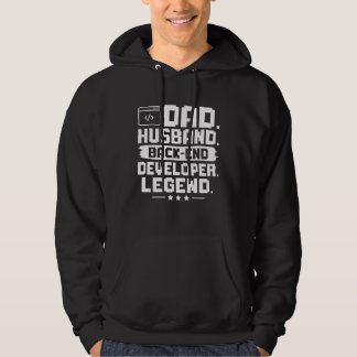 Dad Husband Back end Developer Legend Hoodie