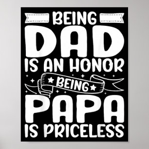 Dad Husband Father Funny Fathers Day Birthday Poster