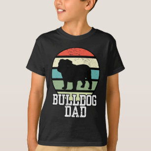 Dad I Retro English Bulldog T-Shirt