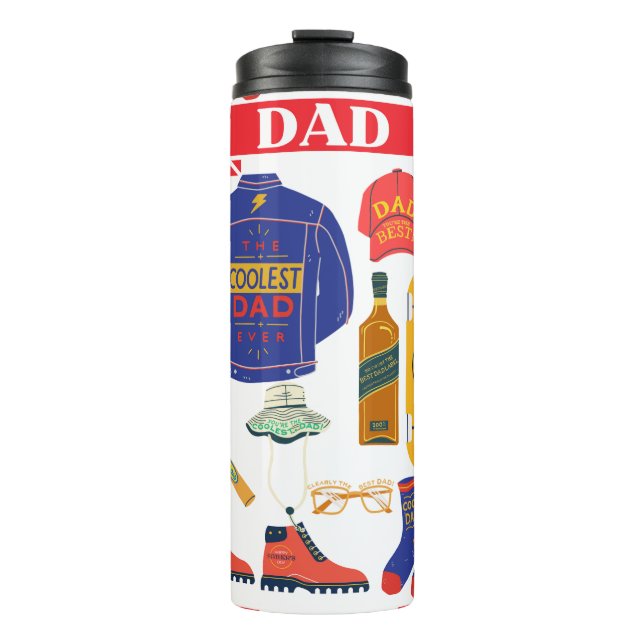 DAD ICONS  THERMAL TUMBLER (Front)