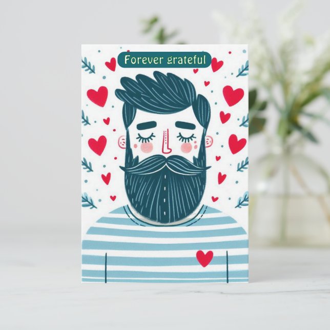 Dad, I'm so grateful Invitation (Standing Front)