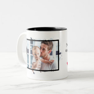 Dad, I'm Your Favourite Child, Custom Photo Funny Two-Tone Coffee Mug