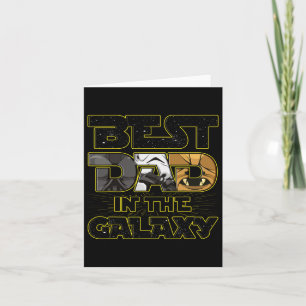Dad In The Galaxy Fathers Day Space Boys Mens Husb Card