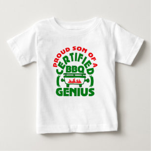 Dad is a barbecue genius baby T-Shirt