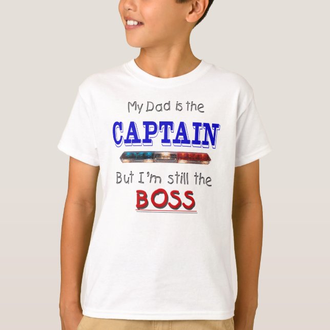 Dad is Captain T-Shirt (Front)