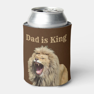 Dad is King Father’s Day Party Can Cooler