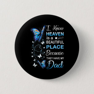 Dad Is My Guardian Angel In Heaven Memorial Day Me 6 Cm Round Badge