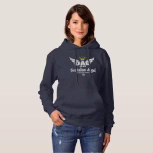 Dad Is My Guardian Angel Watches Over Me In Memory Hoodie
