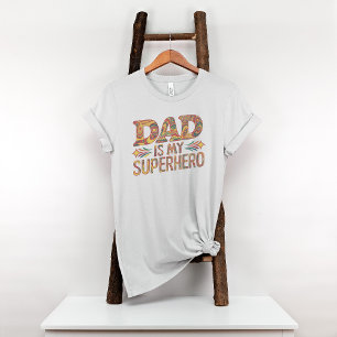 Dad is My Superhero Papa Birthday Father's Day T-Shirt